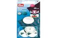 Prym 323163 - Stofknopen, zonder gereedschap, 3 stuks, messing zilver, 29 mm