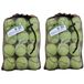 DID Balles de tennis - 24x - jaune - caoutchouc/coton - taille standard - jouet d'extérieur