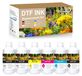 Encre de transfert DTF 3000 ml (6x500 ml) pour film DTF, CMYK+2WH