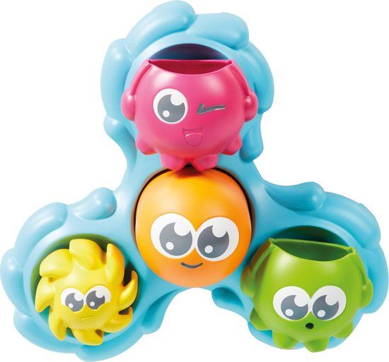 Tomy Toomies Spin & Splash Octopals - Badspeelgoed - Blauw - Kunststof