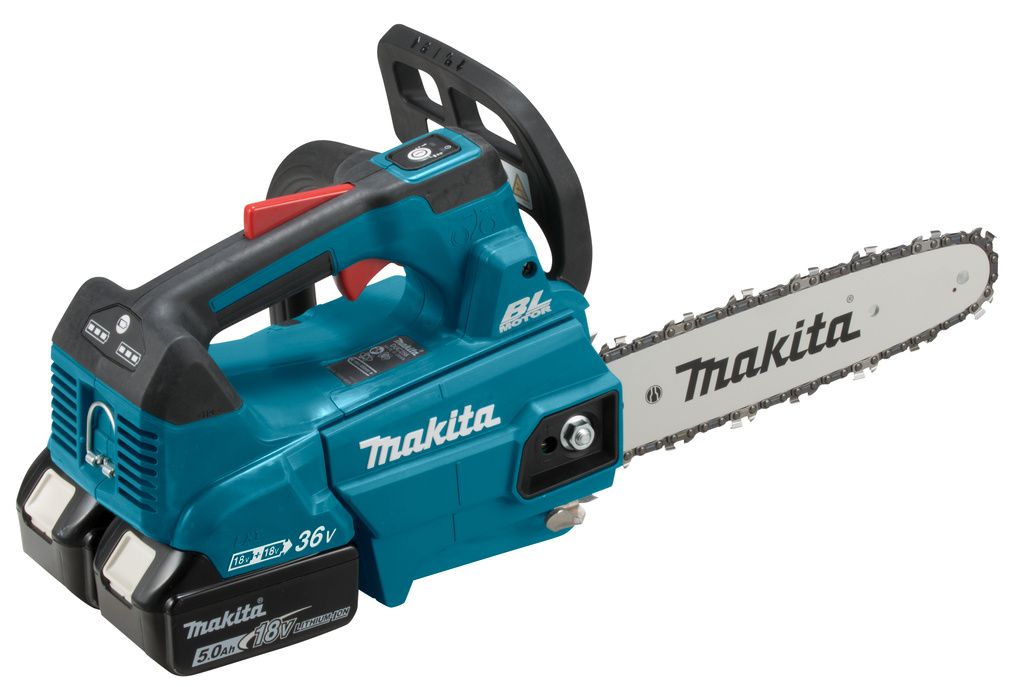 Makita DUC256PT2 LXT 2x18 V Tophandle kettingzaag 25 cm