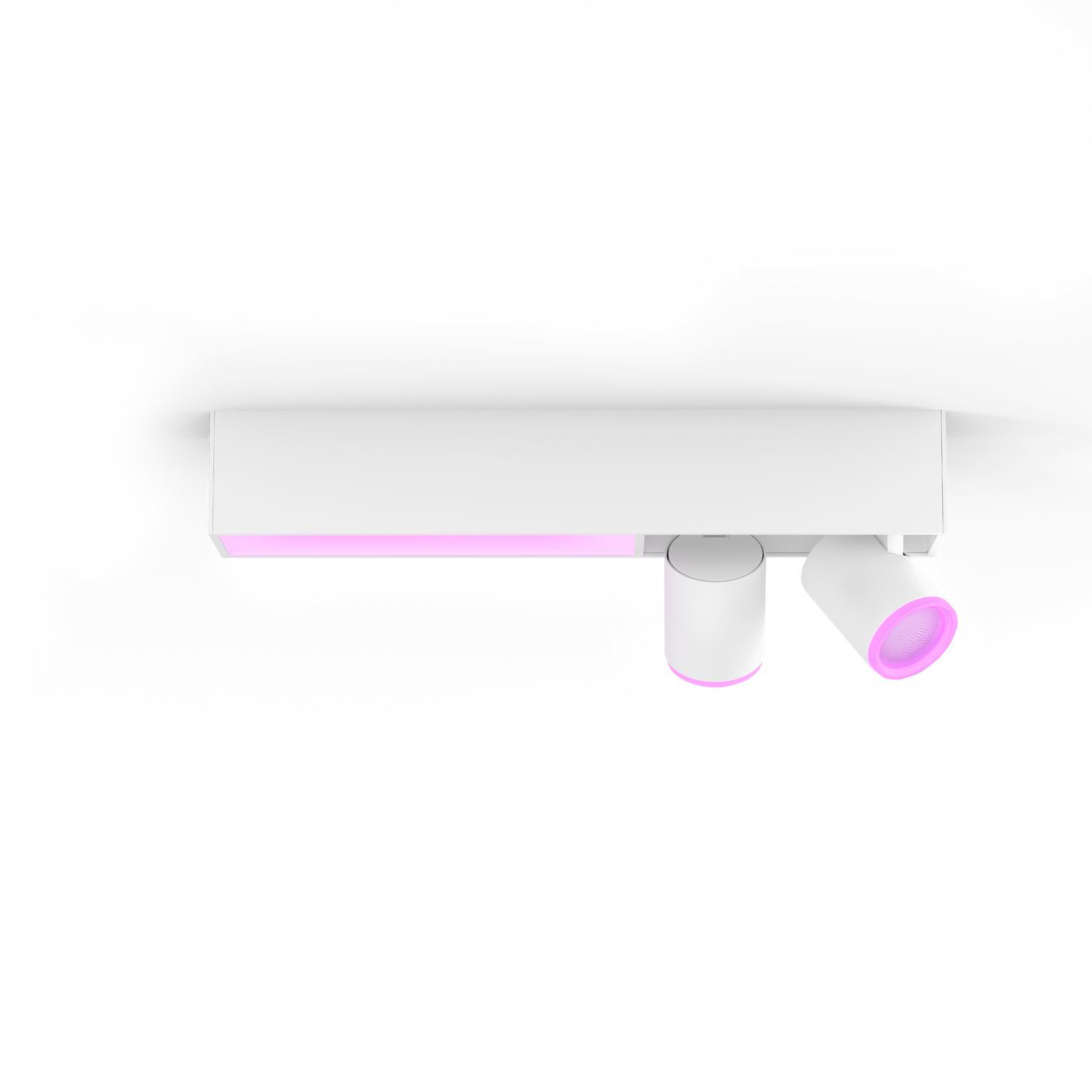 Philips Hue Centris Plafond Opbouwspot - White and Color Ambiance - GU10 - Wit - 2 x 10,5W - Bluetooth