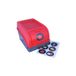 Boîte de rangement pour pommes de terre, légumes, fruits, oignons, boîte de rangement, plastique. Boîte de rangement rouge pour environ 4 kg de pommes de terre + 6 autocollants avec différents types de légumes