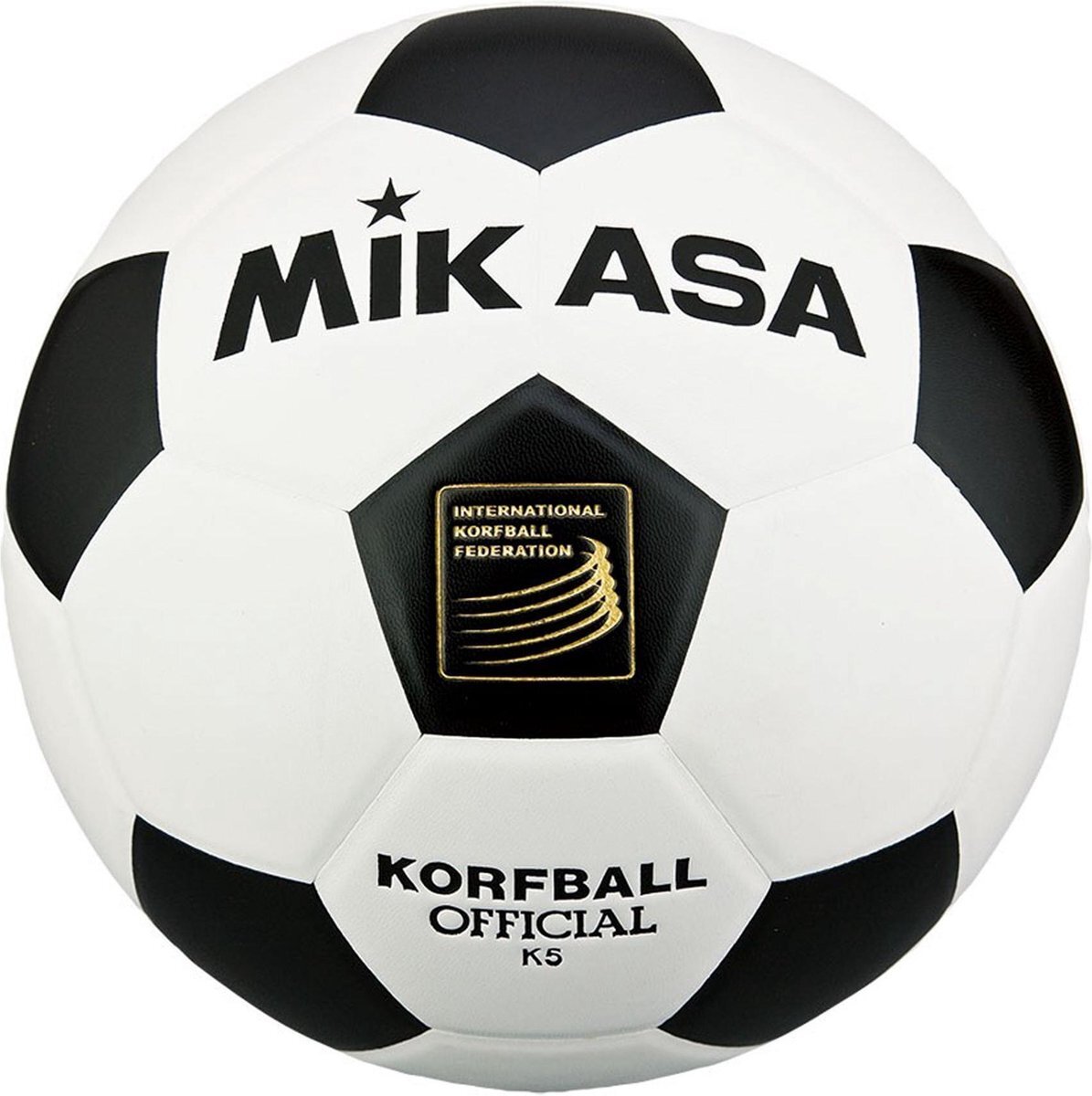 Mikasa Korfbal K5 - wit/zwart