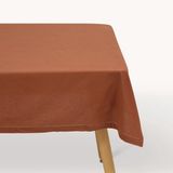 Atmosphera Tafelkleed - terracotta - katoen - 240 x 140 cm - rechthoek