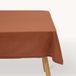 Atmosphera Tafelkleed - terracotta - katoen - 240 x 140 cm - rechthoek