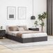 Maison Exclusive - Cadre de lit ottoman avec rangement, gris, 140 x 190 cm, similicuir