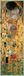Gustav Klimt Impression d'art - The Kiss 25x70cm