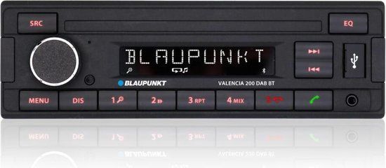 Blaupunkt Valencia 200 DAB BT - Autoradio Enkeldin - DAB+ - Bluetooth - 4x50W