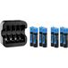 Hixon Q022 Chargeur de batterie Li-ion AAA (potlood), AA (penlite)