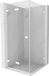Mexen Lunar-F L cabine de douche rabattable gauche 100 x 100 cm, transparent, blanc