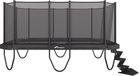 Akrobat Trampoline XCITYX Above - Antraciet - 520 x 365 cm - Inclusief Veiligheidsnet