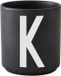 Design Letters Tasse Noir - K