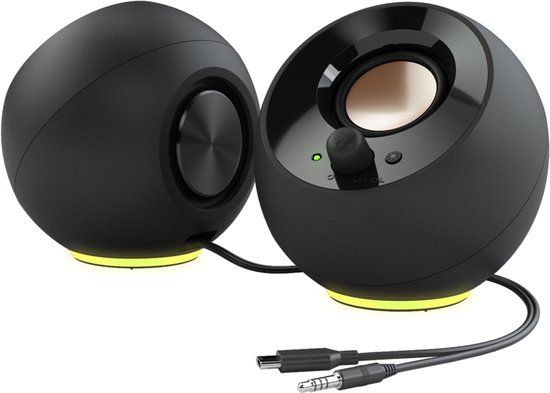 Creative Labs Creative Pebble SE 2.0 PC/Laptop Luidsprekerset Zwart 4,4W USB-C RGB