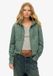 Superdry Athletic Essentials Korte Tonal Hoodie met Rits Dames Groen