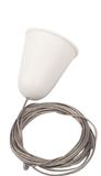 MaxLight Suspension réglable de 1,5 mètre, sans support, blanc, TRACK DOBAC MHT1-P15-WH