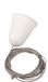 MaxLight Suspension réglable de 1,5 mètre, sans support, blanc, TRACK DOBAC MHT1-P15-WH