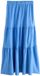 Next - Dames - Lange, gelaagde jurk van katoen - Blauw
