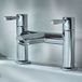 Mirage Robinet de baignoire laiton massif chromé durable design moderne