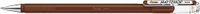 Pentel Mattehop Gelroller, 1,0 mm, bruin, 12 stuks