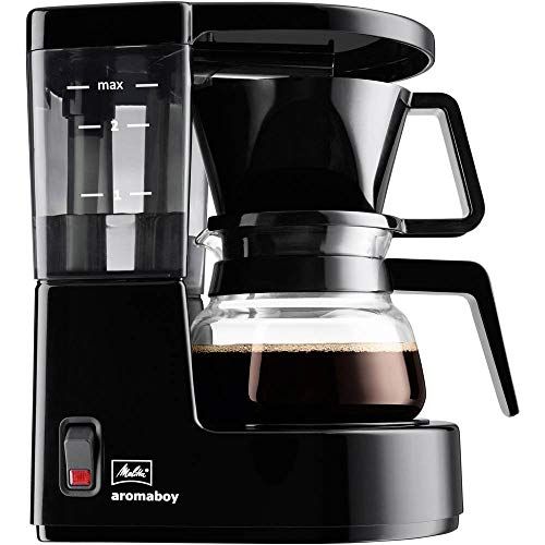 Melitta 101502 Koffiezetapparaat Aromaboy Glazen Pot Zwart