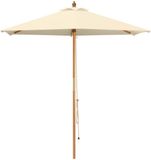 vidaXL Tuinparasol Crèmewit