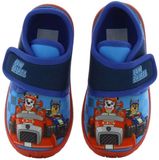 Leomil Paw Patrol - Pantoffels kinderen voor jongens - Marshall en Chase Sloffen kind met klittenbandsluiting - Schoenen van 2 tot 6 jaar - Maat 26 - Blauw