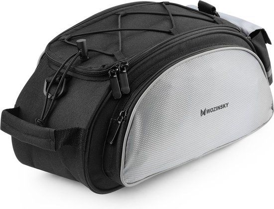 Wozinsky WBB1BK Serie - Fietstas - 13L - Zwart - Afneembaar
