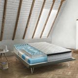 Talamo Italia Einzelmatratze Laila 190x80x27cm Weiß abziehbar