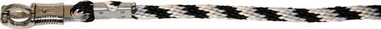 Kerbl Halstertouw Mustang Zilver/zwart/wit Paniekhaak