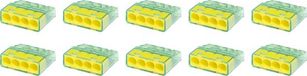 BES LED Lasklem - Vintex - 4 Polig - 0.2-2.5 mm2 - Geel - 10 Stuks