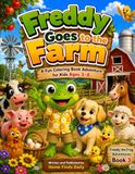 Freddy Goes to the Farm: A Fun Coloring Book Adventure for Kids Ages 3–8