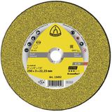Klingspor A 24 Extra 13492 Doorslijpschijf recht 230 mm 25 stuk(s) Metaal