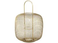 Broste Copenhagen Bodemlantaarn, metaal, goud, 48 x 33,5 cm