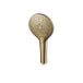 Fortifura Calvi Handdouche - ø12cm - rond - 3 standen - PVD - geborsteld messing (goud)