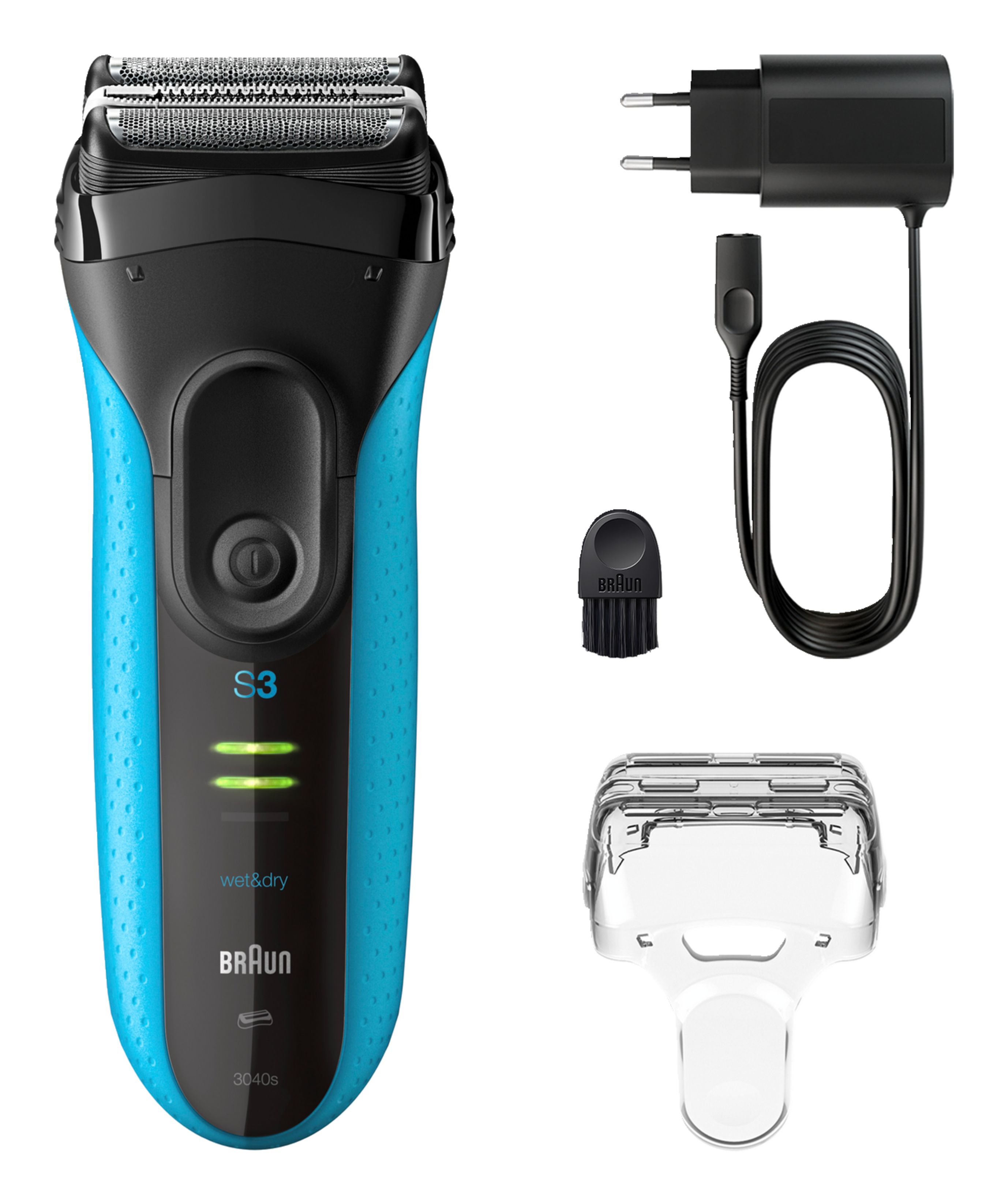 Braun Series 3 3040S - Elektrisch Scheerapparaat voor Mannen - Blauw