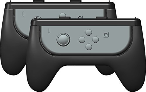 Gioteck Controller-houder voor Nintendo Switch - Duo Grips Controller Support (verbeterd comfort - ergonomisch geoptimaliseerde vorm - Premium Design) zwart