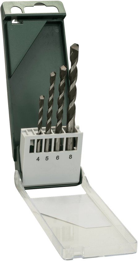 Bosch - Universele boren, 4-delige set 4,0x75; 5,0x85; 6,0x100; 8,0x120