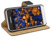 Mumbi Samsung Galaxy J3 (2016) Book Case Leer Zwart