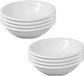 Kivora B.V. Set van 10 kleine ronde keramische schaaltjes – Diameter: 7 x 2 cm – Wit