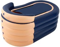 Favomusthaves Opblaasbaar ligbad - Badkuip - Ice bath - Opblaasbad - Zitbad - Incl. Elektrische pomp en afvoerslang - Volwassenen en Kinderen - 140 x 84 x 74 cm