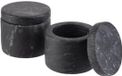 APS Kruidenpot - Specerijenpot - 2-Delige Set - Ø 6 cm - 40ml - Keramiek - Marmeren Deksel