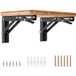 HBL Lot de 2 consoles rabattables robustes HBL pour table et étagère - 200 mm