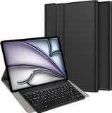 Cazy Bluetooth Keyboard Case for iPad Air 13 inch (M4 2026 / M3 2025 / M2 2024) - QWERTZ - Black