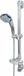 Rousseau Douchestang + handdouche zonder kraan Heko - Chrome