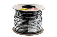 RS PRO Netsnoer, 4-aderig zwart x 2,5 mm² /Ø 13 mm 25 A 50 m, 450 V, 750 V, CPE, rol van 50 meter