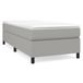 VidaXL Boxspring bedframe, lichtgrijs, 90x190 cm, stof