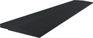 Flow Fitness Oploopprofiel Rubberen Tegel - 100 x 20 x 2 cm - Zwart