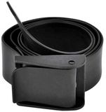 Best Divers Black Rubber Nylon Riem Zwart