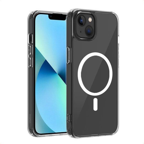 imoshion Hoesje - Geschikt voor Apple iPhone 13 Mini - Protective Backcover geschikt voor MagSafe - Transparant